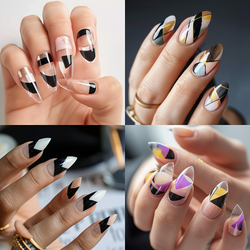 Negative Space Nails: Timeless Elegance Meets Modern Artpic4